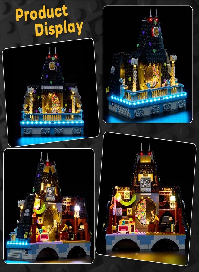 Kyglaring طقم إضاءة LED من Kyglaring متوافق مع مكعبات بناء Lego Wednesday وغرفة نوم إينيد 76781، تحكم باللمس مُحسّن وخاصية التعتيم، الإضاءة فقط (المجسم غير مُضمن)، إصدار يعمل باللمس - Image 5